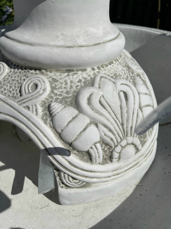 Springbrunnen für den Garten aus Steinguss, 165cm hoch 10