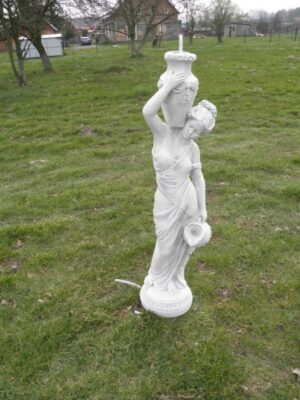 Garten Springbrunnen Figur Beton: Hermes’s Mutter Maia, 130cm