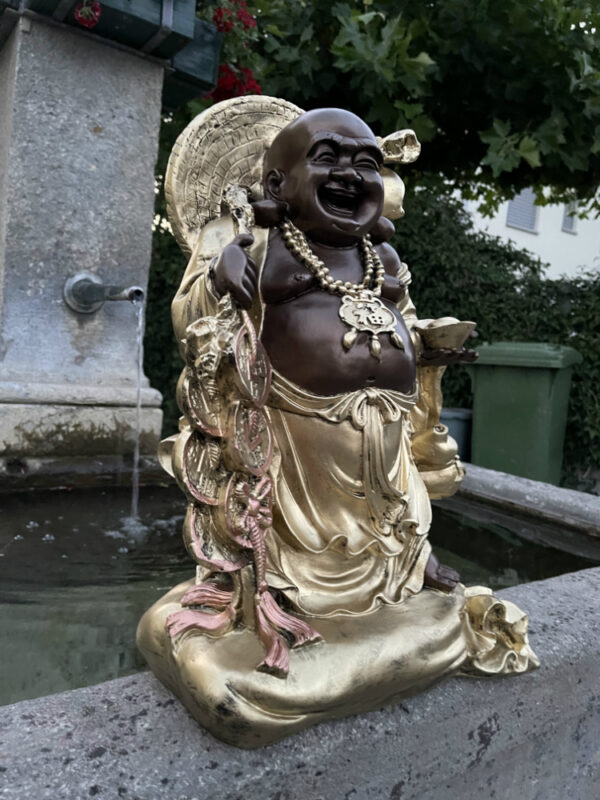 Buddha Figur Wanderbuddha Ho Tai, 45 cm hoch 2