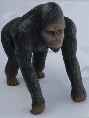 Gorilla Deko Jungtier, laufend, 75 cm hoch