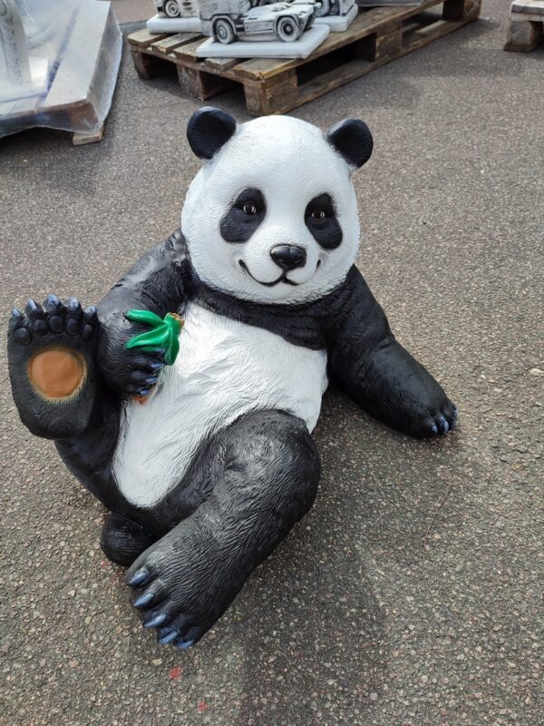 Liegender Deko Panda, 70 cm lang 2