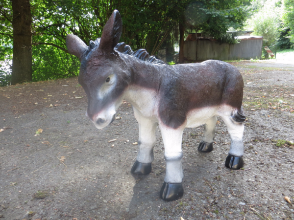 Kleine Dekofigur Eselkind, 40 cm hoch 6