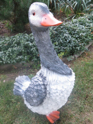 Gartendekofigur Gans, 65 cm hoch