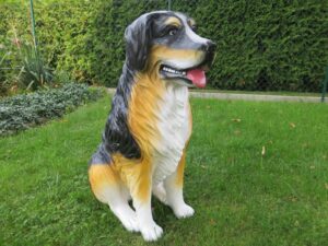 Berner Sennenhund Dekofigur, sitzend, 80 cm hoch