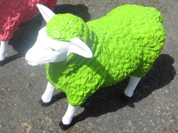 Grosse Dekofigur Schaf in verschiedenen Farben, 60 cm hoch 4