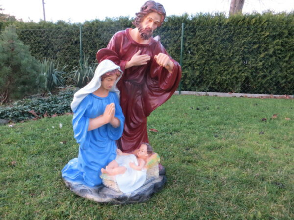 Krippenfiguren Krippenbild Maria, Josef, Jesus, 80 cm hoch 7