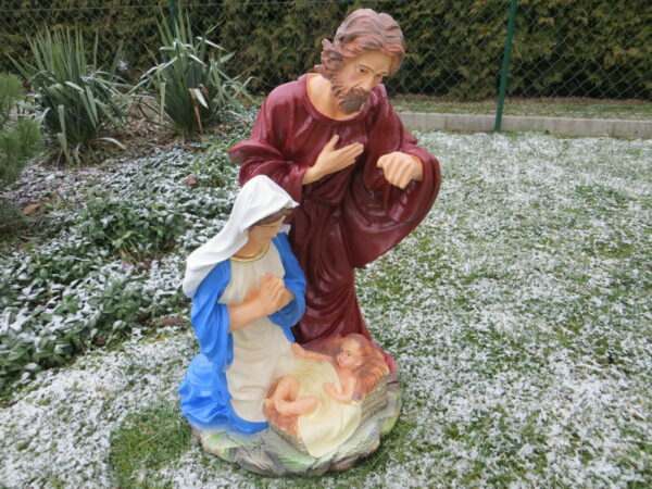 Krippenfiguren Krippenbild Maria, Josef, Jesus, 80 cm hoch 2