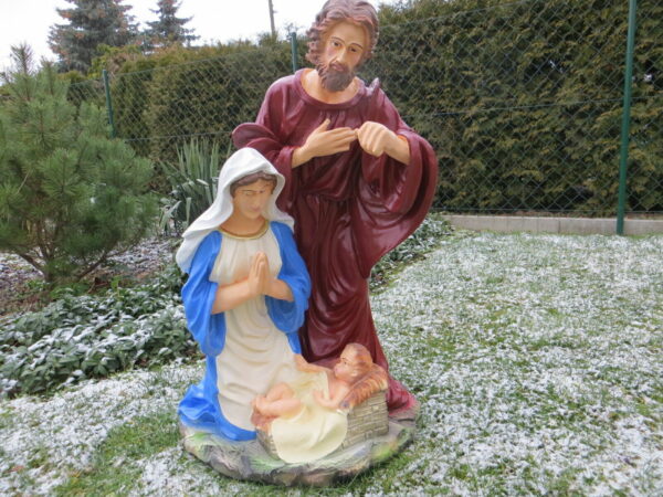 Krippenfiguren Krippenbild Maria, Josef, Jesus, 80 cm hoch 6