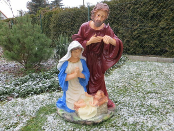 Krippenfiguren Krippenbild Maria, Josef, Jesus, 80 cm hoch 9