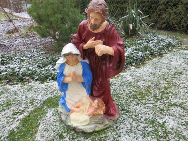 Krippenfiguren Krippenbild Maria, Josef, Jesus, 80 cm hoch 3