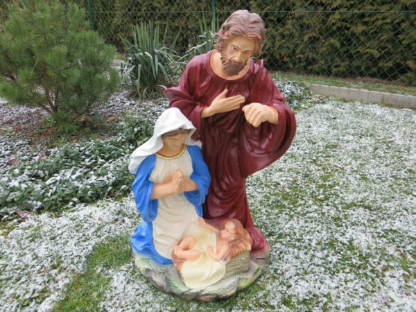 Krippenfiguren Krippenbild Maria, Josef, Jesus, 80 cm hoch 4