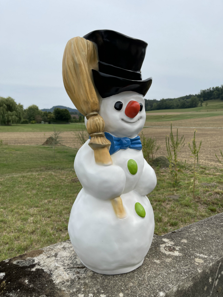 Weihnachtsdeko Schneemann gross, 80 cm hoch 3