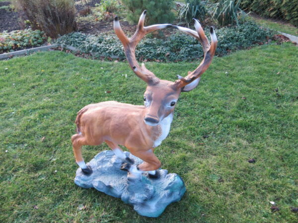 Hirsch Figur Weihnachten, 110 cm hoch